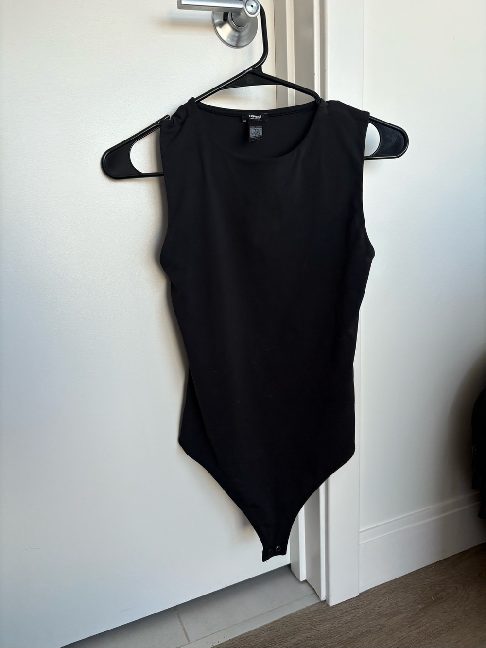 Express Black Sleeveless Bodysuit